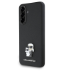 Karl Lagerfeld PU Saffiano Metal Karl and Choupette Samsung Galaxy A36 hátlap tok, fekete
