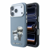 Karl Lagerfeld Pu Semi Wrap Smooth Sketch Bodies MagSafe tok, Apple iPhone 18 Pro Max - kék