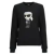 Karl Lagerfeld Pulóverek IKONIK 2.0 KARL SWEATSHIRT Fekete EU M