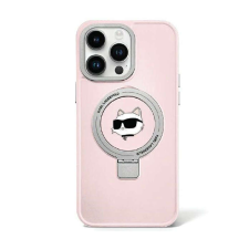 Karl Lagerfeld Ring Stand Choupette Head MagSafe - iPhone 15 Pro Max telefontok pink tok és táska