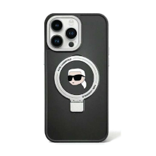 Karl Lagerfeld Ring Stand Karl Head MagSafe - iPhone 15 Plus telefontok fekete tok és táska