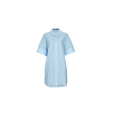 Karl Lagerfeld Rövid ruhák BRODERIE ANGLAISE SHIRTDRESS Kék DE 36 női ruha