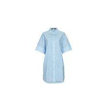 Karl Lagerfeld Rövid ruhák BRODERIE ANGLAISE SHIRTDRESS Kék DE 40