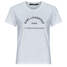 Karl Lagerfeld Rövid ujjú pólók RSG GLITTER PETITE T-SHIRT Fehér EU XL női póló