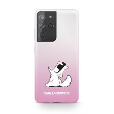 Karl Lagerfeld Samsung S21 Ultra KARL LAGERFELD KLHCS21MCFNRCPI TPU Hátlap - Rózsaszín tok és táska