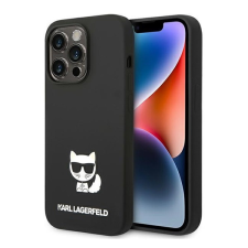 Karl Lagerfeld Silicone Choupette Body Apple iPhone 14 Pro hátlap tok, fekete tok és táska