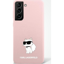 Karl Lagerfeld Silicone Choupette Samsung Galaxy S23 Ultra, szilikon tok, rózsaszín (KLD1423) tok és táska