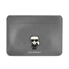 Karl Lagerfeld Sleeve Saffiano Ikonik Karl KLCS14PISFG 14" laptop tok, ezüst