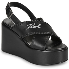 Karl Lagerfeld Szandálok / Saruk WENDY Whipstich Kross Strap Fekete 38