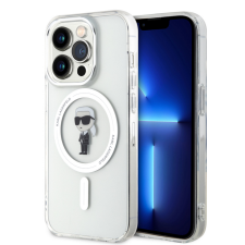 Karl Lagerfeld Telefontok iPhone 15 Pro - Karl Lagerfeld Ikonik MagSafe átlátszó hátlap tok tok és táska