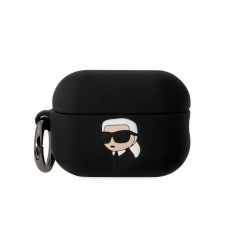 Karl Lagerfeld tok fekete (KLAP2RUNIKK) Airpods Pro 2 készülékhez fülhallgató, fejhallgató tok