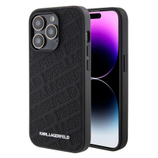 Karl Lagerfeld tok fekete KLHCP15LPQKPMK Apple Iphone 15 Pro készülékhez tok és táska