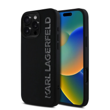 Karl Lagerfeld tok fekete KLHCP16XRBKGVCK Apple iPhone 16 Pro Max készülékhez tok és táska