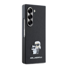 Karl Lagerfeld tok fekete KLHCZFD6SAPKCNPK Samsung Galaxy Z Fold 6 készülékhez tok és táska