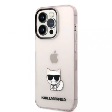 Karl Lagerfeld tok pink (KLHCP14LCTTRI) Apple iPhone 14 Pro készülékhez tok és táska