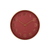 Karlsson 5973RD design falióra, piros, átmérő 40cm, piros