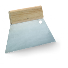Karo C2 18cm, fogazott spatulya, rozsdamentes kőműves és burkoló szerszám