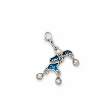 KÁRPÁTHY ékszer Blue Koi charm - fehérarany, aranyozott egyéb ékszer