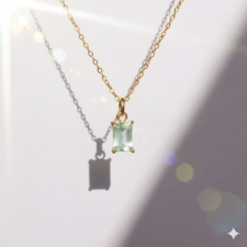 KÁRPÁTHY ékszer DIY December kristály nyaklánc, aranyozott nyaklánc