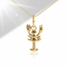 KÁRPÁTHY ékszer DIY Rák nyaklánc, aranyozott nyaklánc