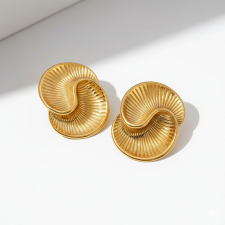 KÁRPÁTHY ékszer Royal allure fülbevaló, aranyozott fülbevaló