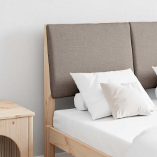  Kárpitozott fejtámla Tópszínű 135 cm Tömör fenyőfa ágy és ágykellék