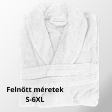 Kartaltex Szálloda minőségű fehér frottír köntös - Felnőtt S-6XL lakástextília
