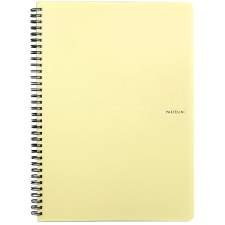 Karton P+P Pastelini Twin wire A4 PP žlutý füzet
