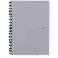 Karton P+P Pastelini Twin wire A4 PP szürke füzet