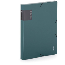 Karton P+P Verde krabice PP s gumou A4 zelená lefűző