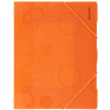 Karton PP Műanyag gumis mappa A/4, neocolori, narancs