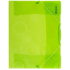 Karton PP Műanyag gumis mappa A/4, neocolori, zöld