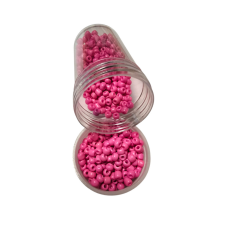  Kásagyöngy - matt 20g pink 2 mm dekorációs kellék