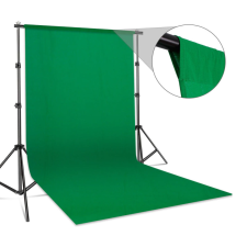 KASLAN Zöld fotó stúdió háttér - 300x400 cm háttérkarton