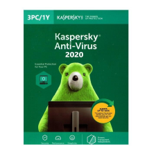 Kaspersky Antivirus 2020 - 3 Device MD 1 year EU karbantartó program