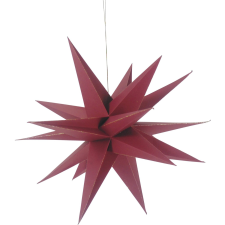  Kassia felakasztható dísz 40 cm sötétpiros karácsonyi dekoráció