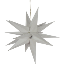  Kassia felakasztható dísz fehér csillag 30 cm karácsonyi dekoráció