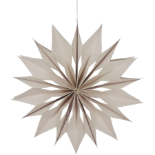  Kassia felakasztható dísz halvány rózsaszín hópehely 50 cm karácsonyi dekoráció