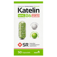 Katelin Mag B6 Forte, Étrendkiegészítő, 50 kapszula vitamin és táplálékkiegészítő