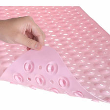 Kateluo fürdőszőnyeg, PVC, rózsaszín, 40 x 100 cm lakástextília