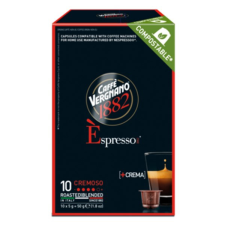 Kávékapszula CAFFÉ VERGNANO Nespresso Cremoso 10 kapszula/doboz kávé