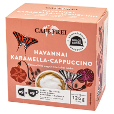  Kávékapszula, Dolce Gusto kompatibilis, Cafe Frei Havannai karamella-cappuccino 9db kapszula kávé