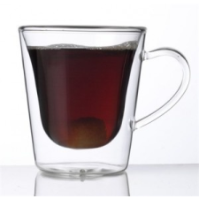  Kávés-teás bögre, duplafalú  Thermo  29,5 cl tányér és evőeszköz