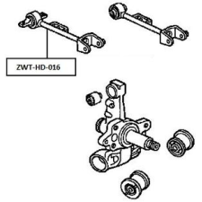 KAVO PARTS hátsótengely lengőkar kerékfelfüggesztés Honda Civic lengőkar
