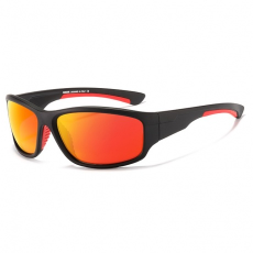 KDEAM Forest 4 napszemüveg, Black / Red