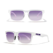 KDEAM polarizált napszemüveg UV400 női férfi uniszex matt átlátszó lila lencse napszemüveg