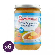 Kecskeméti sütőtök burgonyával és marhahússal, 8 hó+ (6x220 g) bébiétel