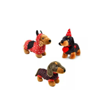 Keel Toys Keeleco Tacskó szívecskés ruhában plüssfigura 25 cm - Többféle (KT019836) plüssfigura