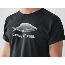  Keeping it reel fekete póló egyedi ajándék