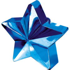  Kék Blue csillag alakú léggömb, lufi súly party kellék